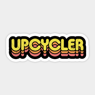 Retro Upcycler Sticker